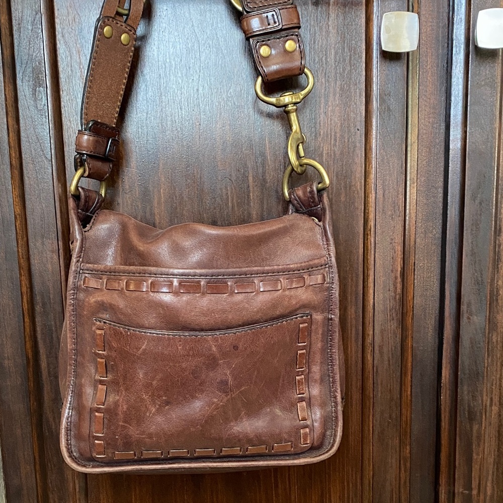 Brown Leather Coach Shoulder Bag - Picture 2 of 6
